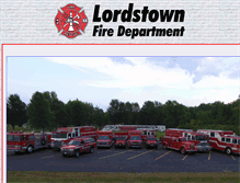 Tablet Screenshot of lordstownfire.com